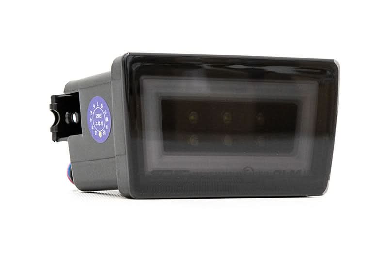 OLM F1 NB+R V2 (Smoke Lens, Goss Black Base, White Bar) 2011-2014 WRX / STI Sedan