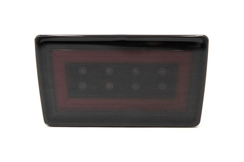OLM F1 NB+R V2 (Smoke Lens, Goss Black Base, Red Bar) 2011-2014 WRX / STI Sedan