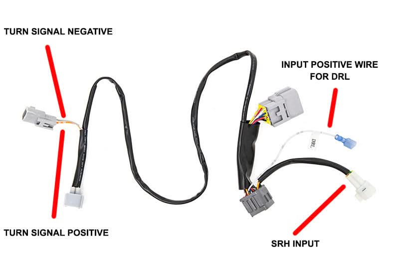 OLM 2015-2017 WRX / STi Headlight Upgrade Harness for 18+ Headlights (Pair)