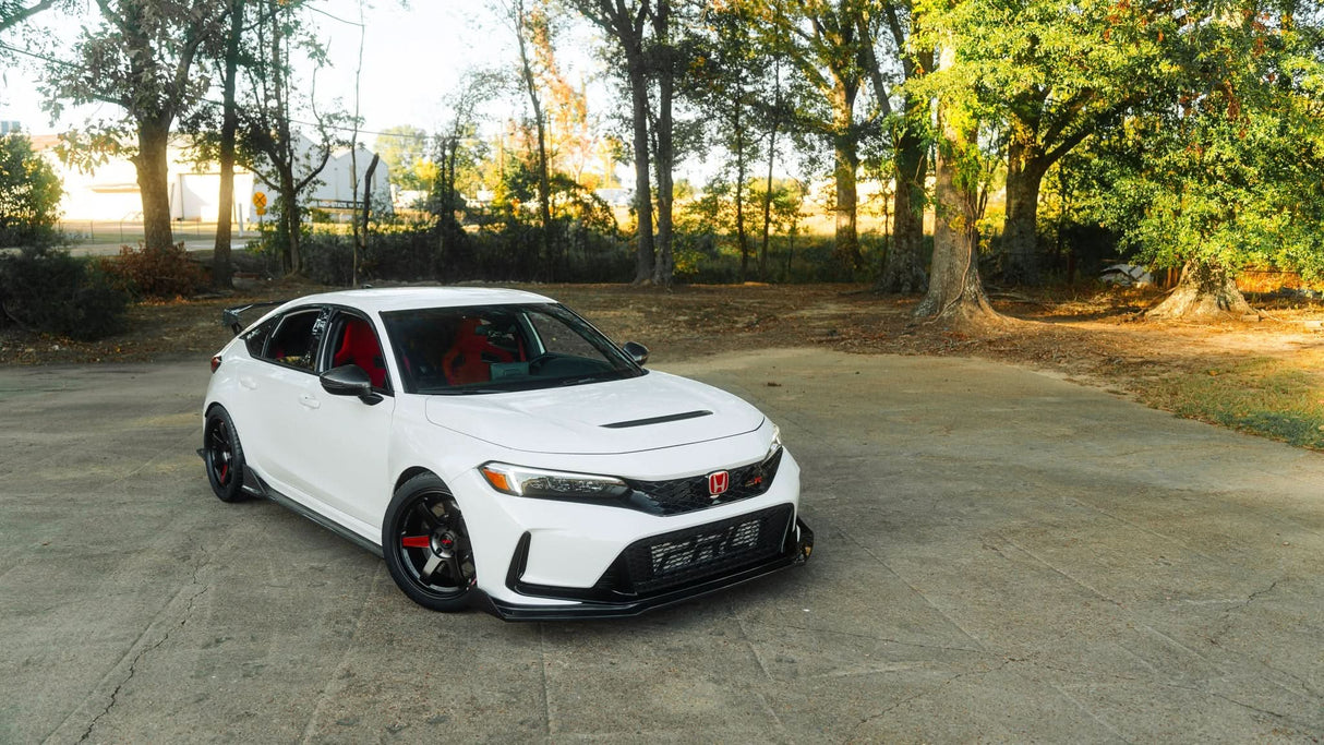Carbon Fiber Engine Hood Duct Cover 22-Present Honda Civic Type R OLM Outside Line Motoring