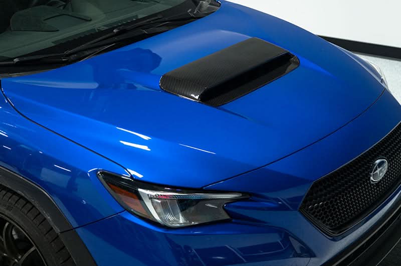 OLM LE Carbon Fiber Hood Scoop Cover 2022+ WRX