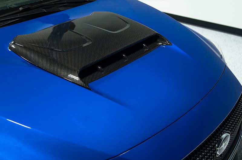 OLM LE Oversize Carbon Fiber Hood Scoop Cover 2022+ WRX