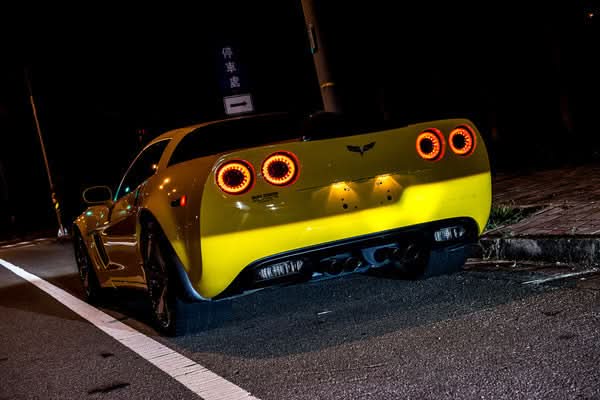 C6 Corvette Tail Lights for 05-13 Corvette C6 Sequential Tailights Red Infinite Series Sold as Set OLM