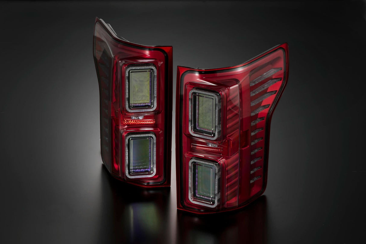 F150 Tail Lights For 15-20 Ford F-150 Tail Lights Red Infinite Series Sold as Set OLM