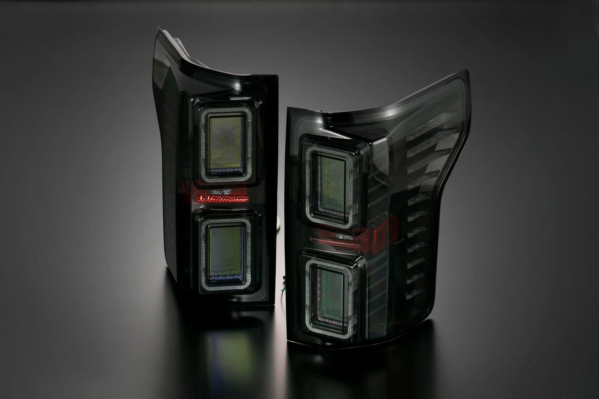 F150 Tail Lights For 15-20 Ford F-150 Tail Lights Smoked Infinite Series Sold as Set OLM