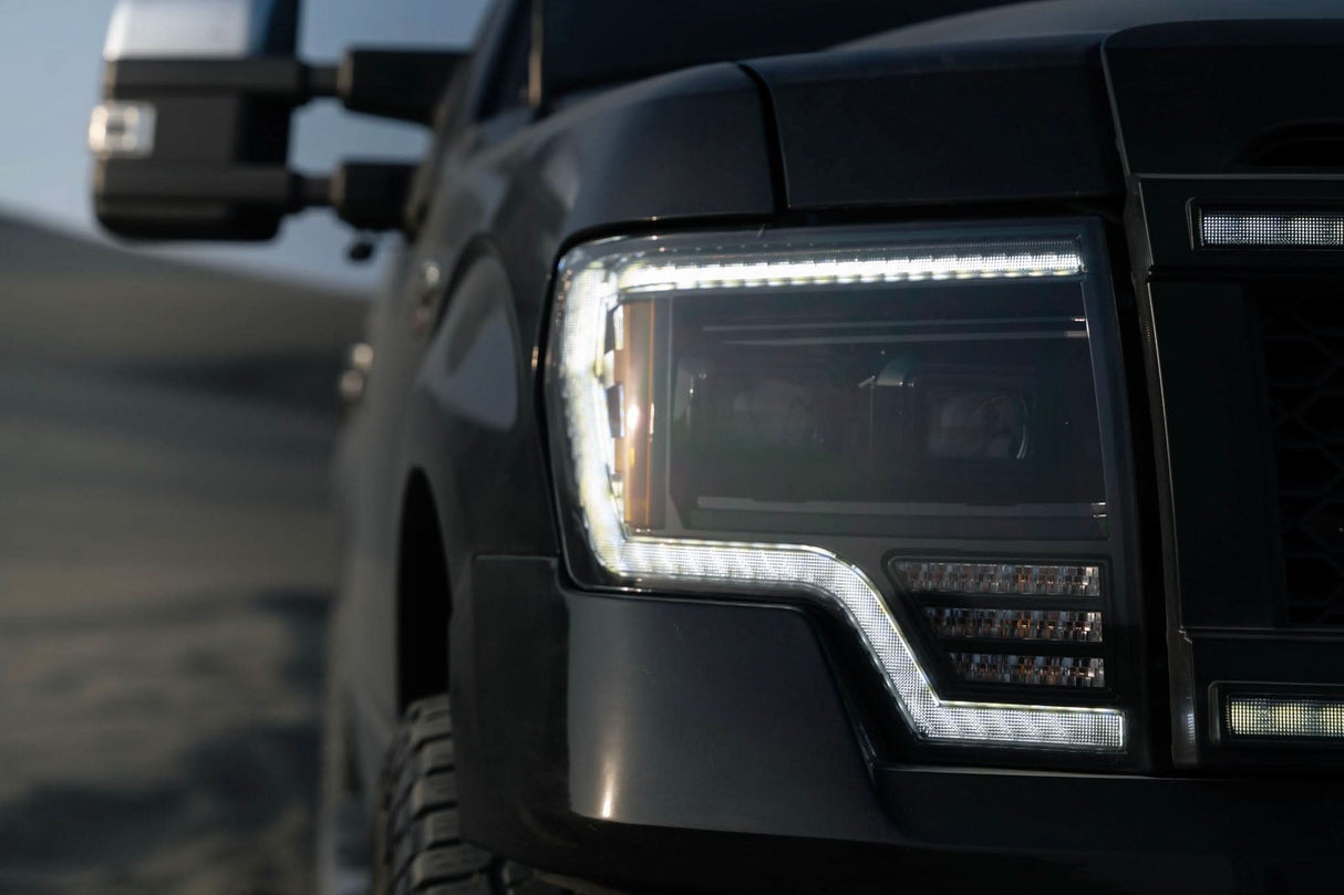 Ford F150 Headlights For 09-14 F150 White DRL Essential Series Sold As Set OLM
