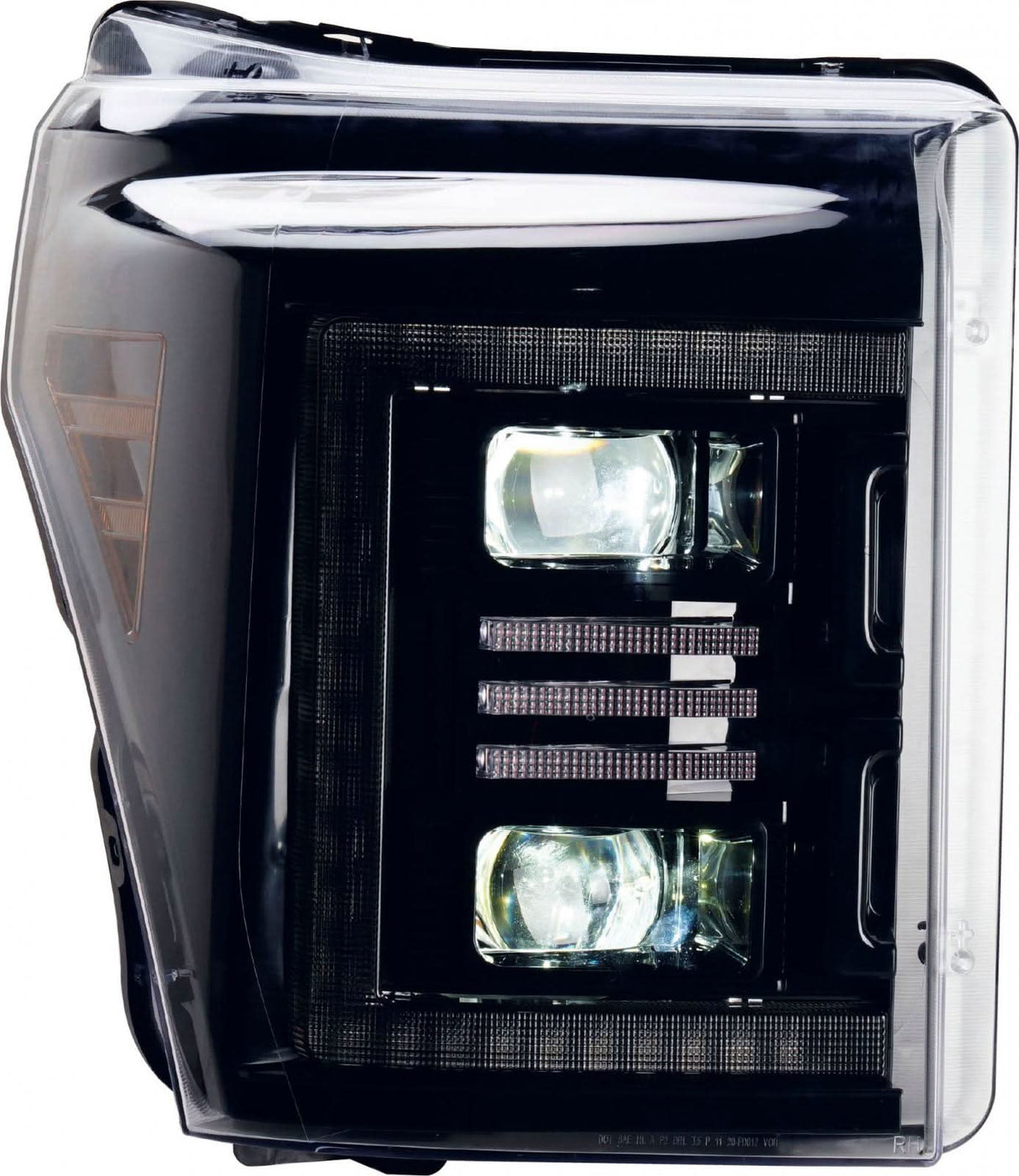 F250 Headlights For 11-16 Ford Super Duty White DRL Essential Series Sold As Set OLM