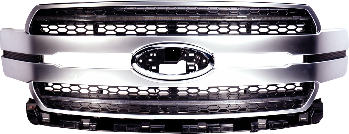 Ford F150 Grille Lights For 18-20 Ford F-150 Chrome W/White DRL Infinite Series OLM