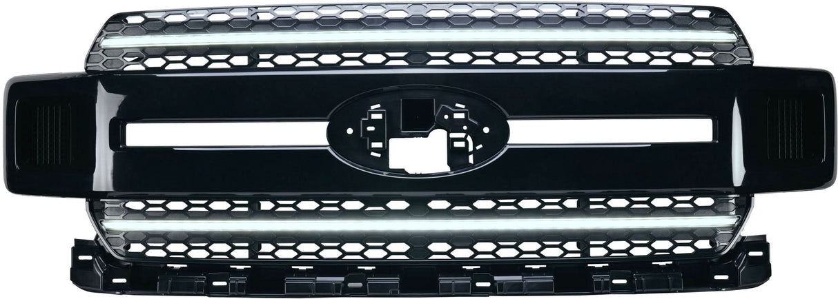 Ford F150 Grille Lights For 18-20 Ford F-150 Black W/White DRL Essential Series OLM