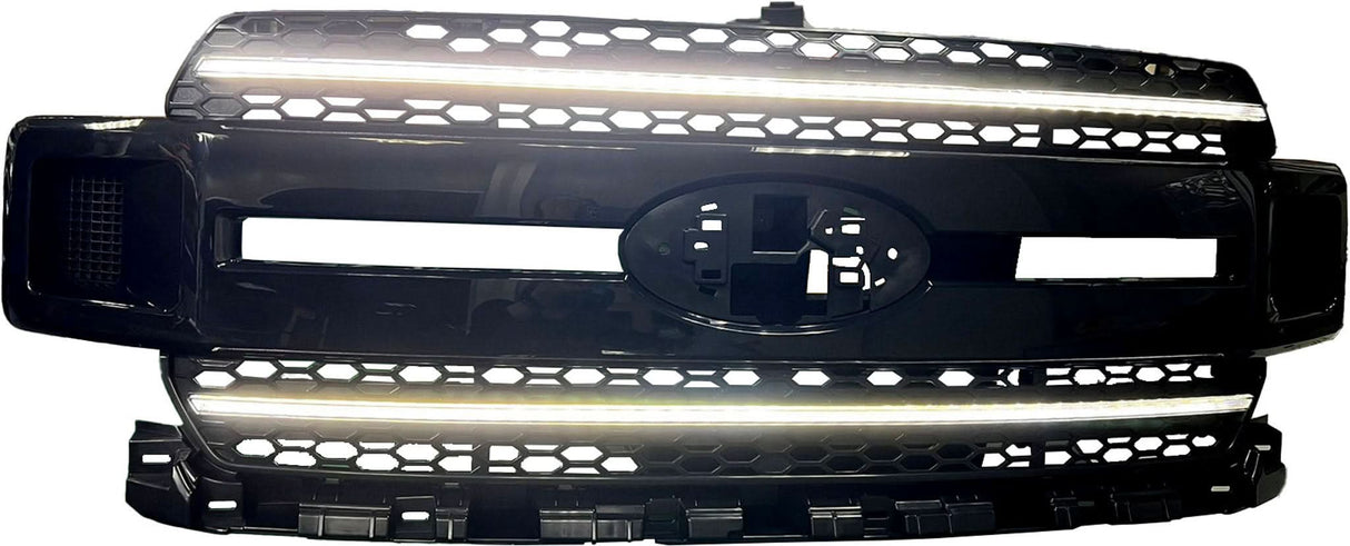 Ford F150 Grille Lights For 18-20 Ford F-150 Black W/White DRL Essential Series OLM