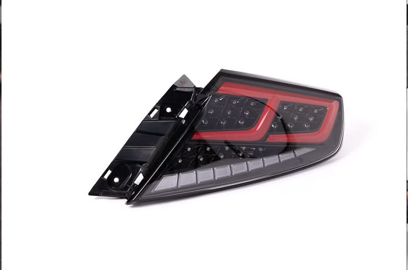 OLM Spec-AR LED Taillights Clear Lens Black Base Red Bar 2022+ WRX