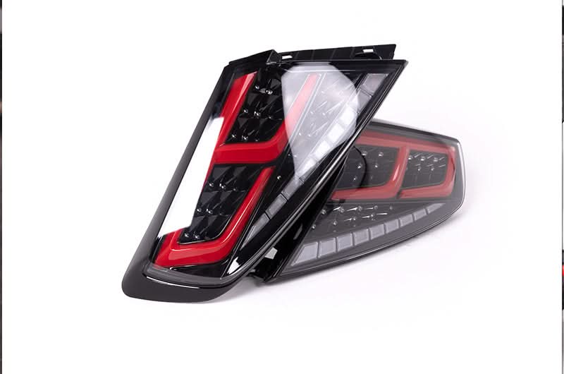 OLM Spec-AR LED Taillights Clear Lens Black Base Red Bar 2022+ WRX