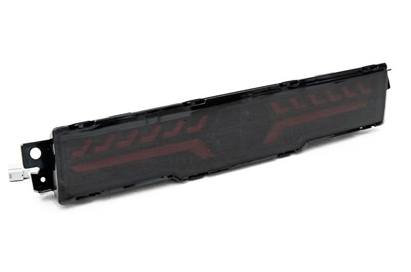 OLM V2 F1 Rear Fog Light (Smoke Lens, Black Base, Red Bar) 2022 BRZ / GR86