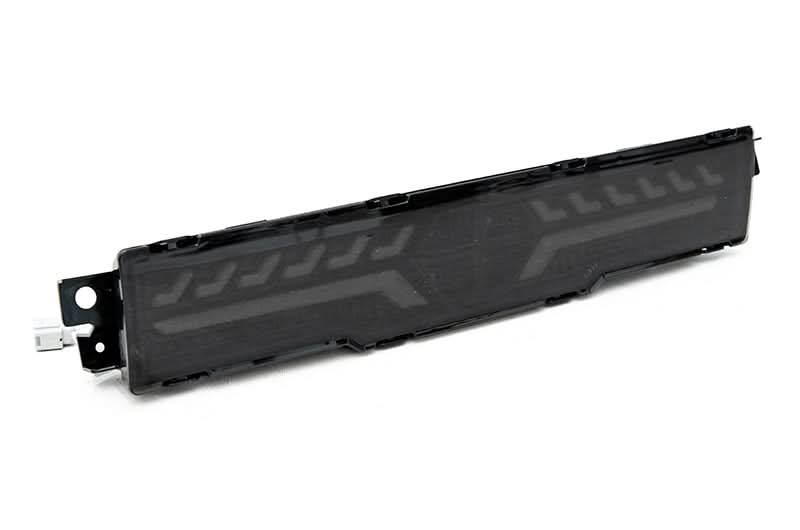 OLM V2 F1 Rear Fog Light (Smoke Lens, Black Base, White Bar) 2022 BRZ / GR86