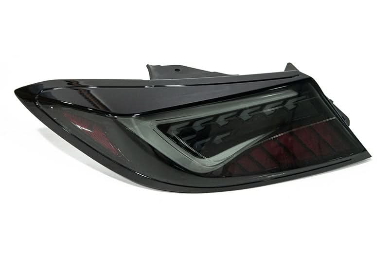 OLM Scythe Style LED Taillights Smoke Lens Black Base White Bar 2022+ BRZ GR86