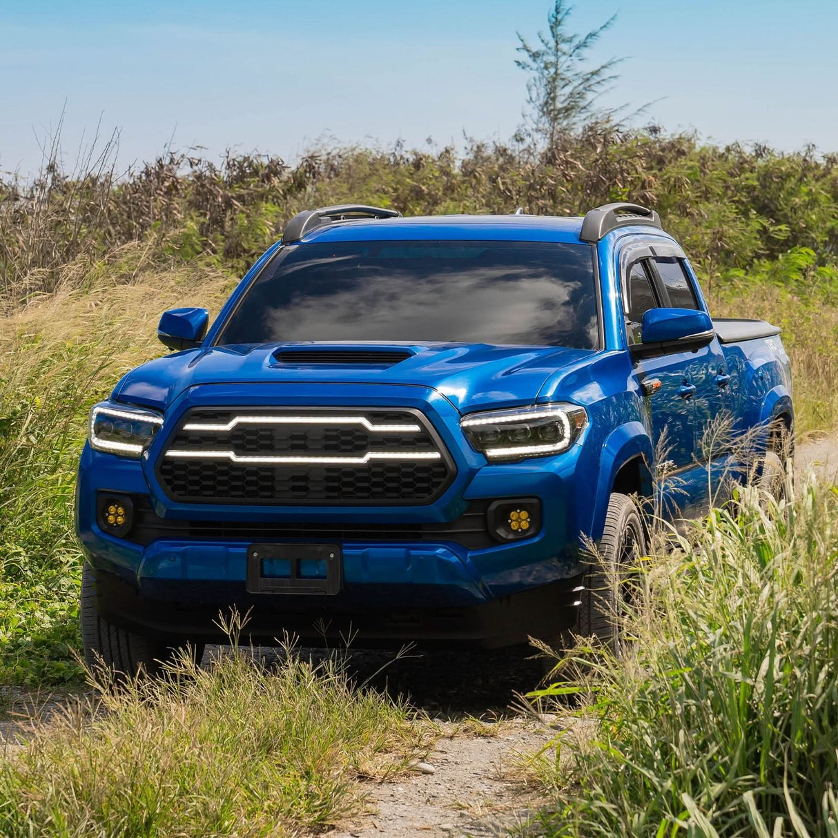 Infinite Series Headlight and DRL Grille 2pc Bundle 16-23 Toyota Tacoma OLM Outside Line Motoring