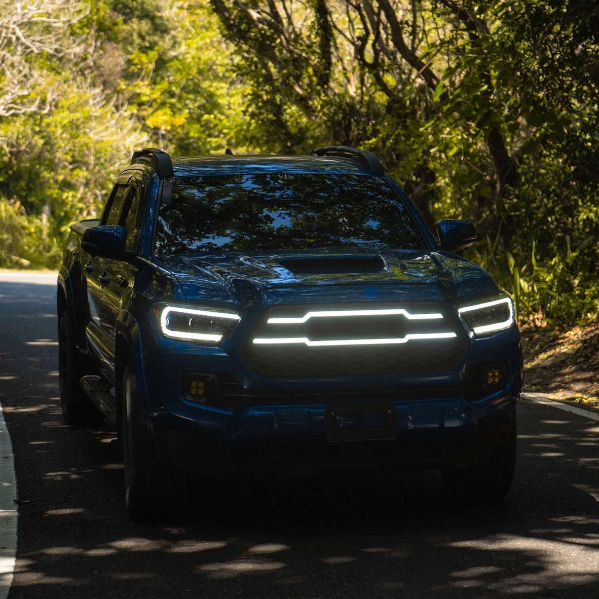 Infinite Series Headlight and DRL Grille 2pc Bundle 16-23 Toyota Tacoma OLM Outside Line Motoring