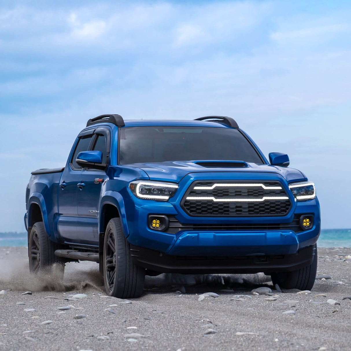 Infinite Series Headlight and DRL Grille 2pc Bundle 16-23 Toyota Tacoma OLM Outside Line Motoring