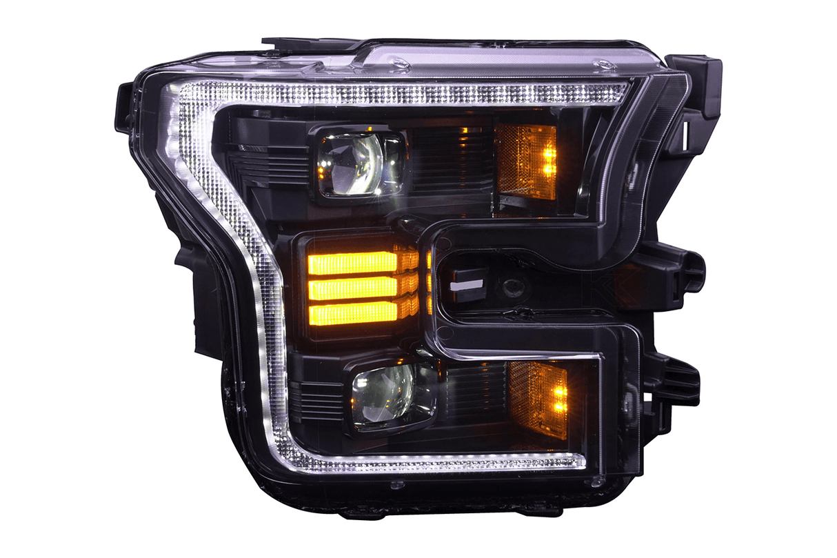 Ford F150 Gen 2 Clear with White DRL Essential Series Led Headlights (2015 - 2017) - K2 Industries