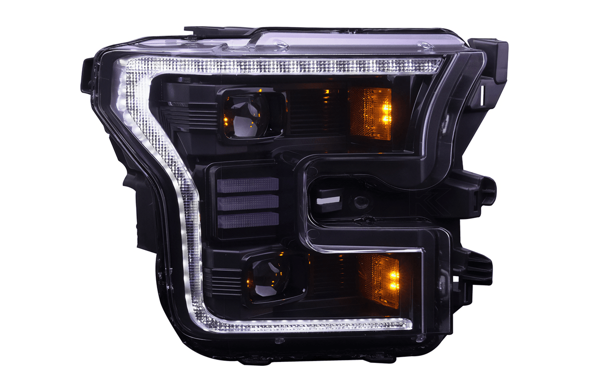 Ford F150 Gen 2 Clear with White DRL Essential Series Led Headlights (2015 - 2017) - K2 Industries