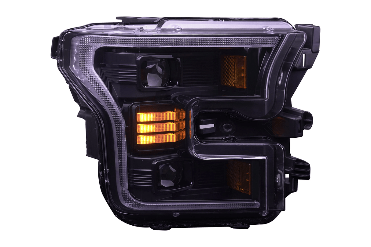 Ford F150 Gen 2 Clear with White DRL Essential Series Led Headlights (2015 - 2017) - K2 Industries