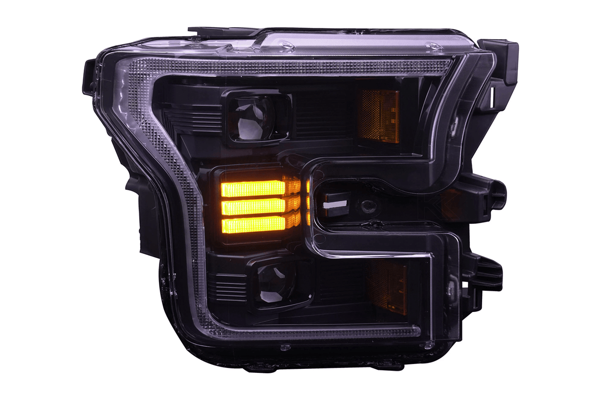 Ford F150 Gen 2 Clear with White DRL Essential Series Led Headlights (2015 - 2017) - K2 Industries