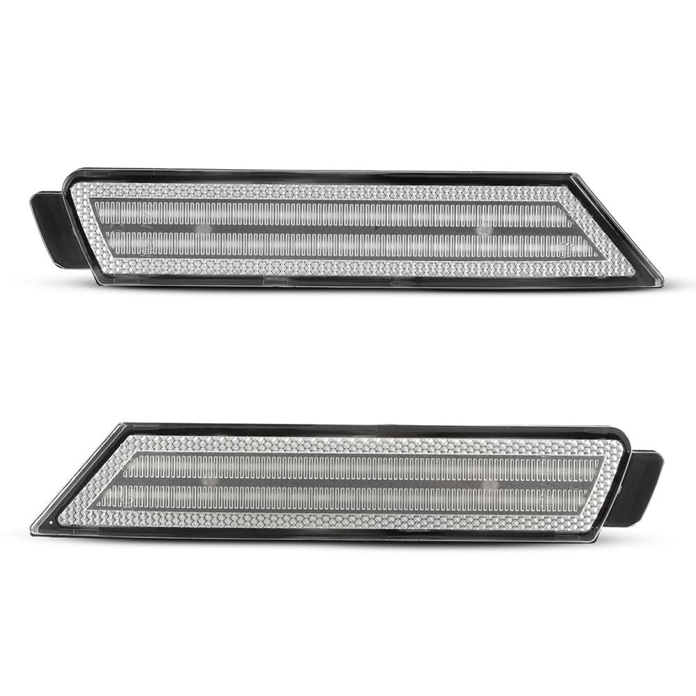 2010-2015 Chevrolet Camaro Clear White LED Side Markers Set