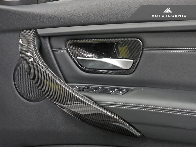 AutoTecknic Carbon Door Grip Handle Trim Set - BMW F8X M3/ M4