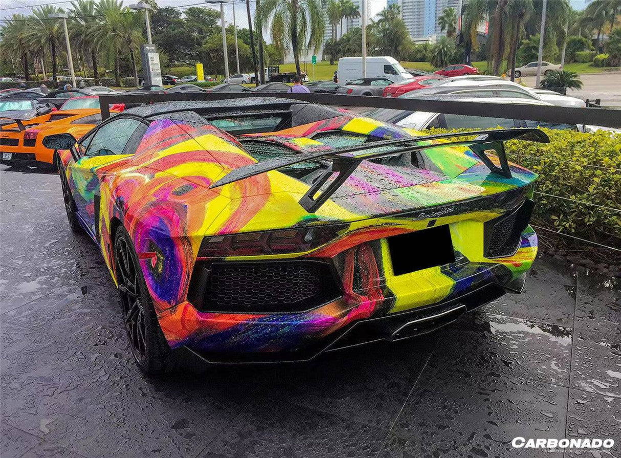 2011-2022 Lamborghini Aventador LP700 LP750 LP740 LP720 LP780 Coupe Roadster OTC Style Trunk Spoiler Wing with Base