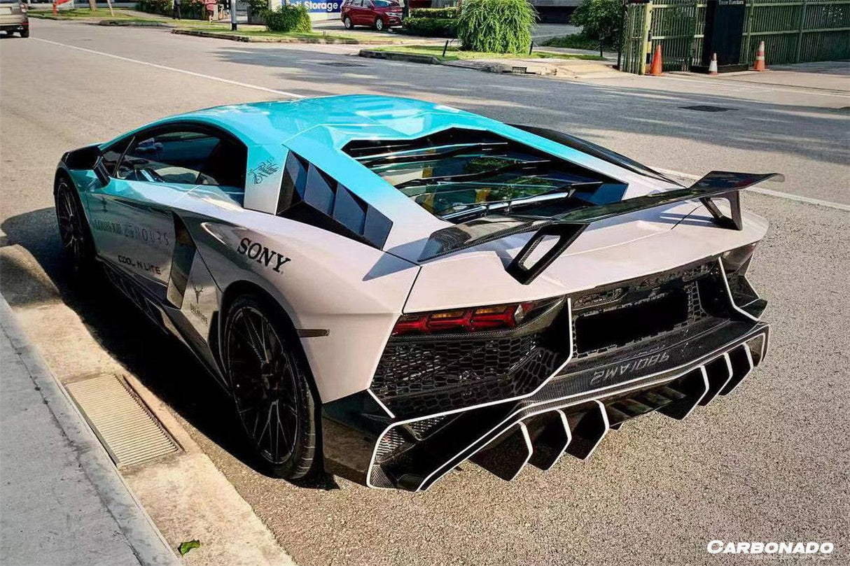 2011-2022 Lamborghini Aventador LP700 LP750 LP740 LP720 LP780 Coupe Roadster OTC Style Trunk Spoiler Wing with Base
