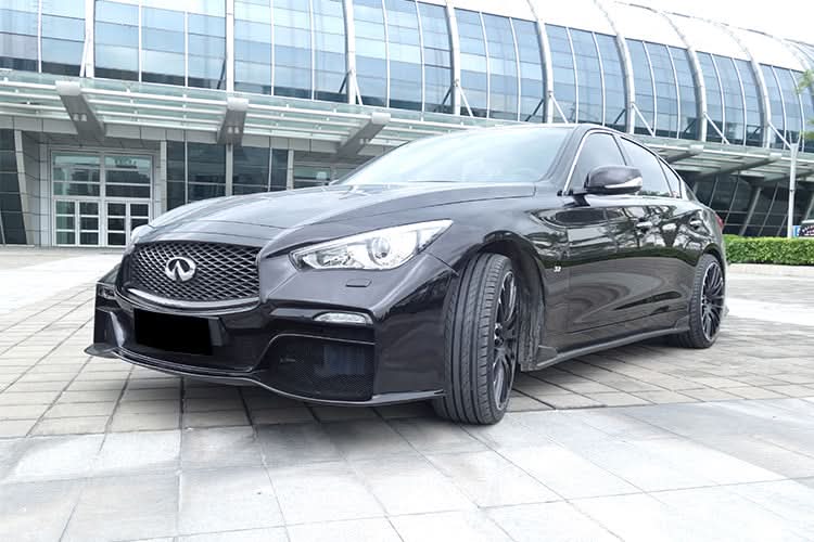 Darwinpro 2014-2022 Infiniti Q50 Sedan EAU ROUGE Style Front Bumper