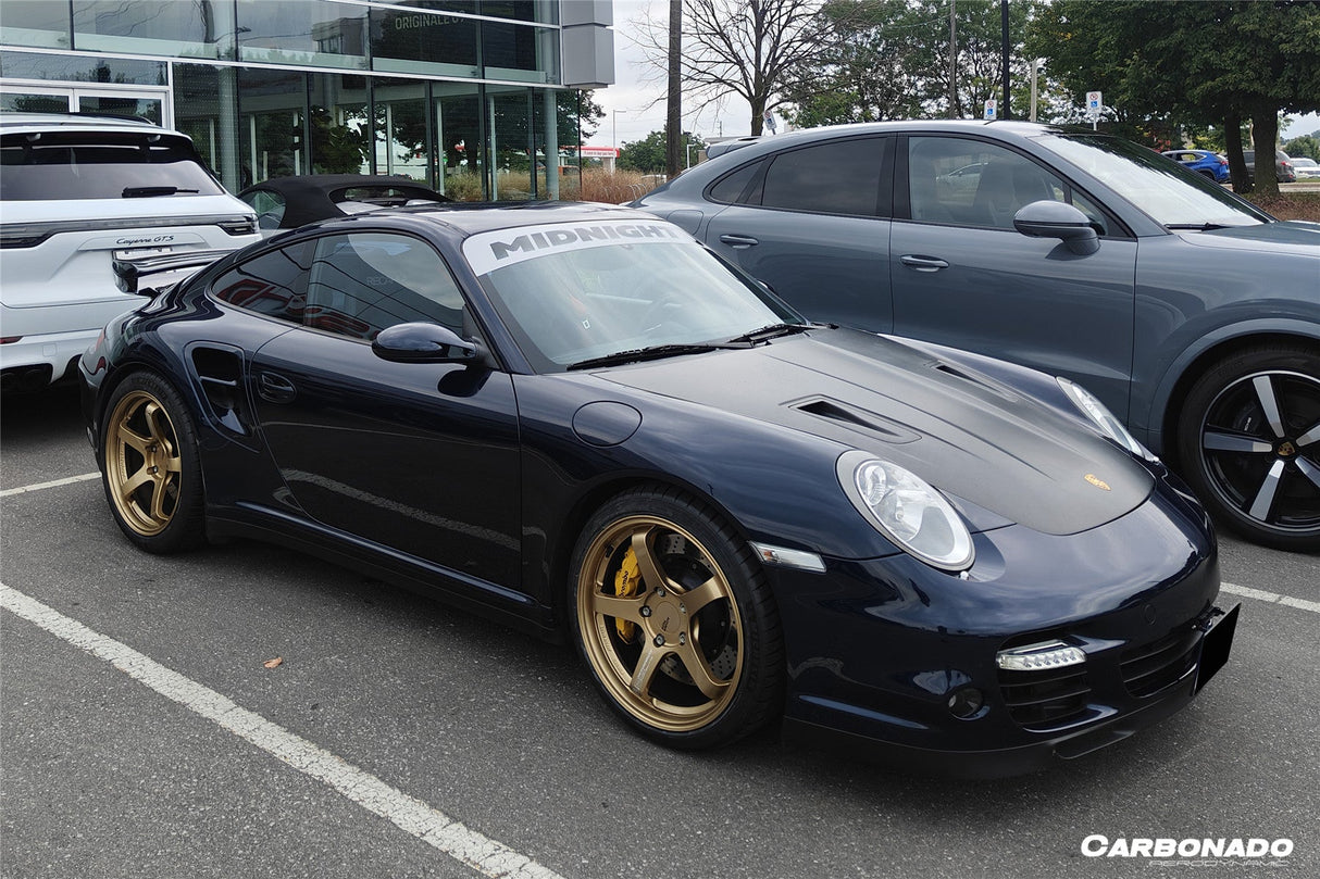 2005-2012 Porsche Carrera 911 997 Turbo Cayman Boxster 987 GT2RS Style Carbon Fiber Hood