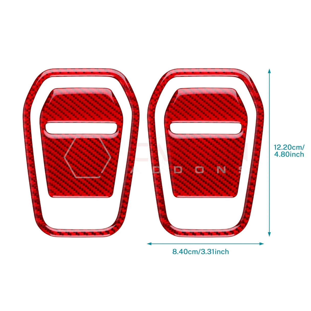 2024+ S650 Mustang Real Carbon Fiber Front Seat Recliner Overlay