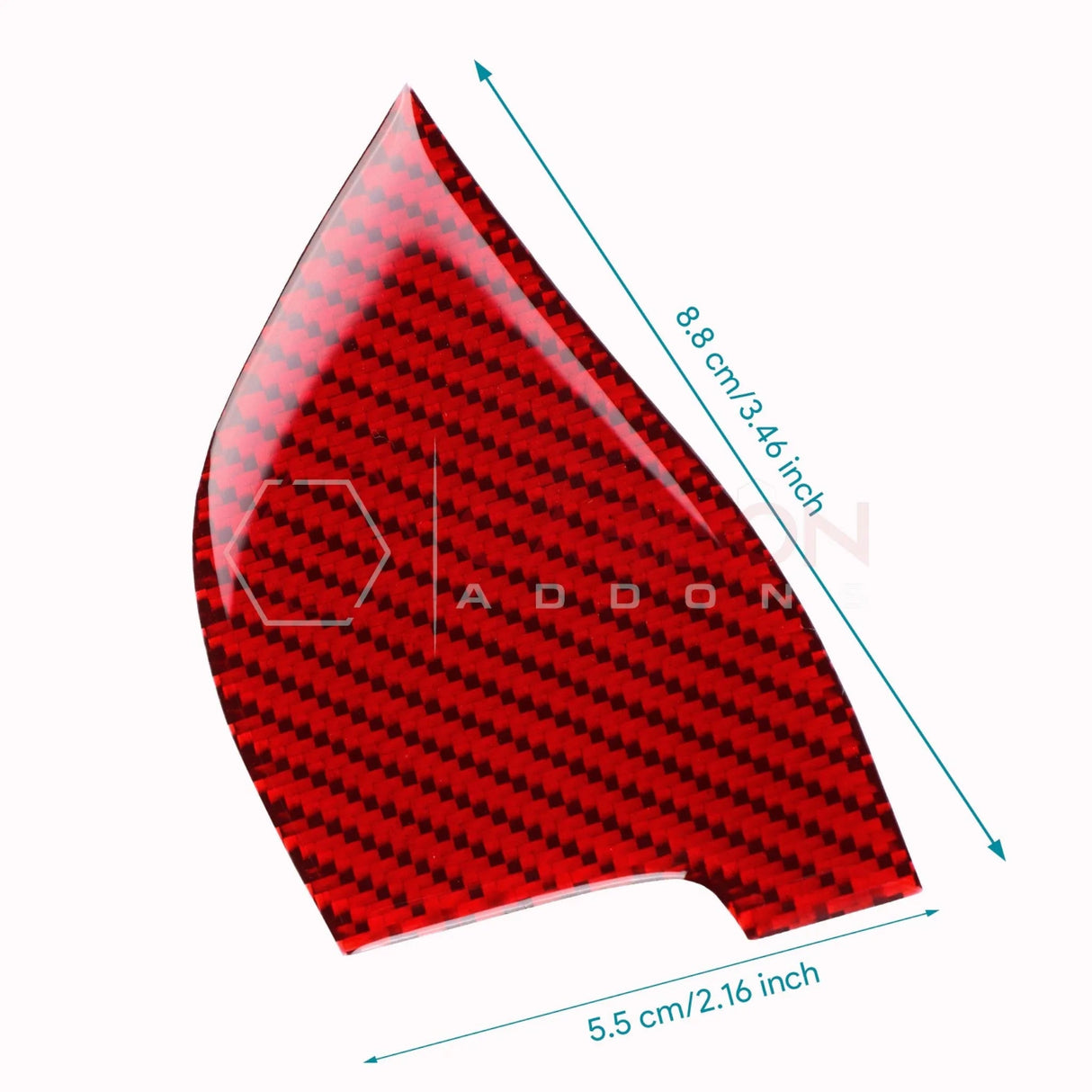 2024+ S650 Mustang Real Carbon Fiber Door Jam Triangle Trim Overlay