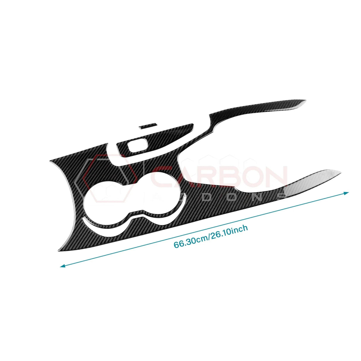 2024+ S650 Mustang Real Carbon Center Console Overlay