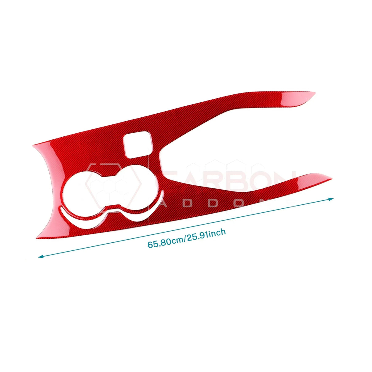 2024+ S650 Mustang Real Carbon Center Console Overlay