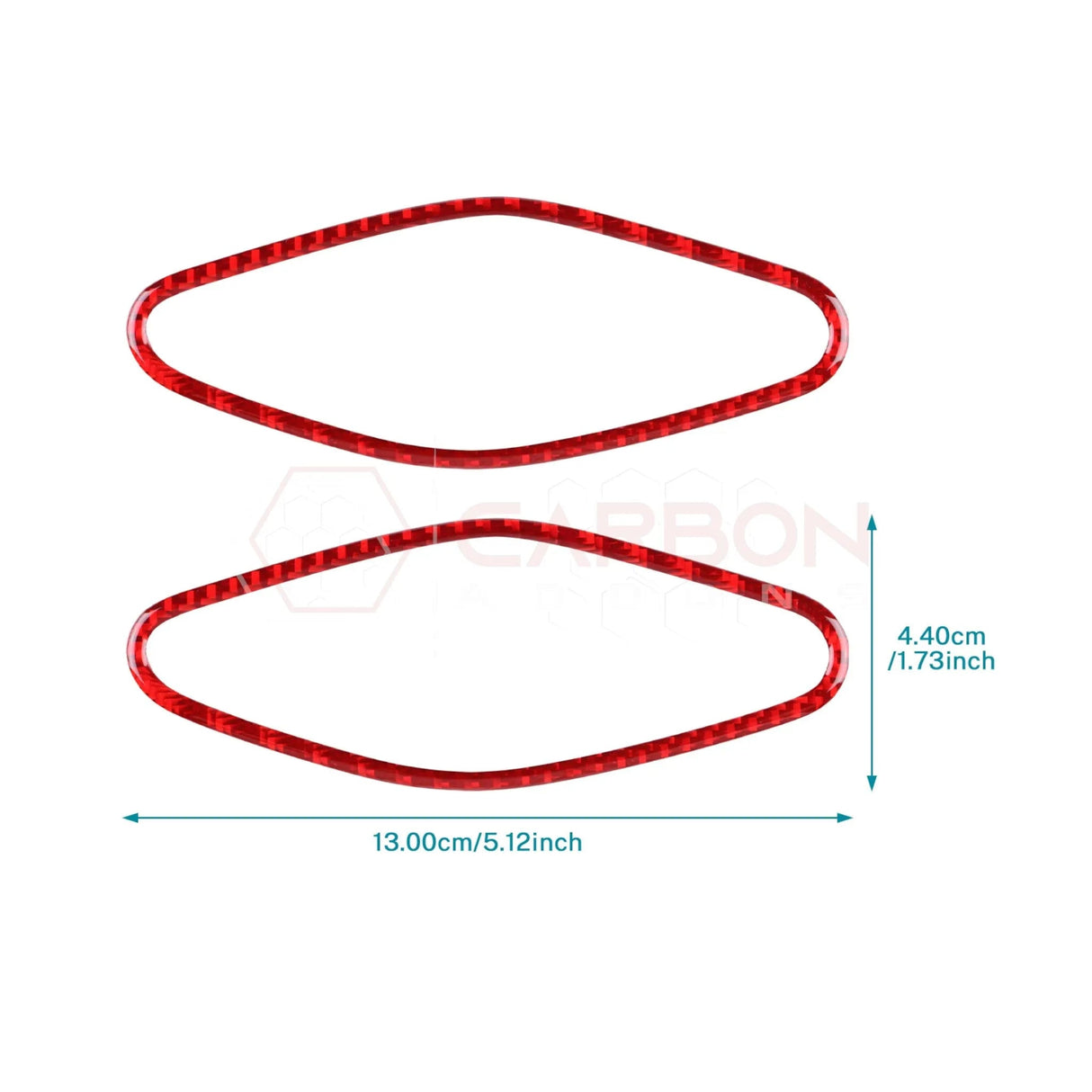 2024+ S650 Mustang Real Carbon Fiber A Pillar Speaker Trim Overlay