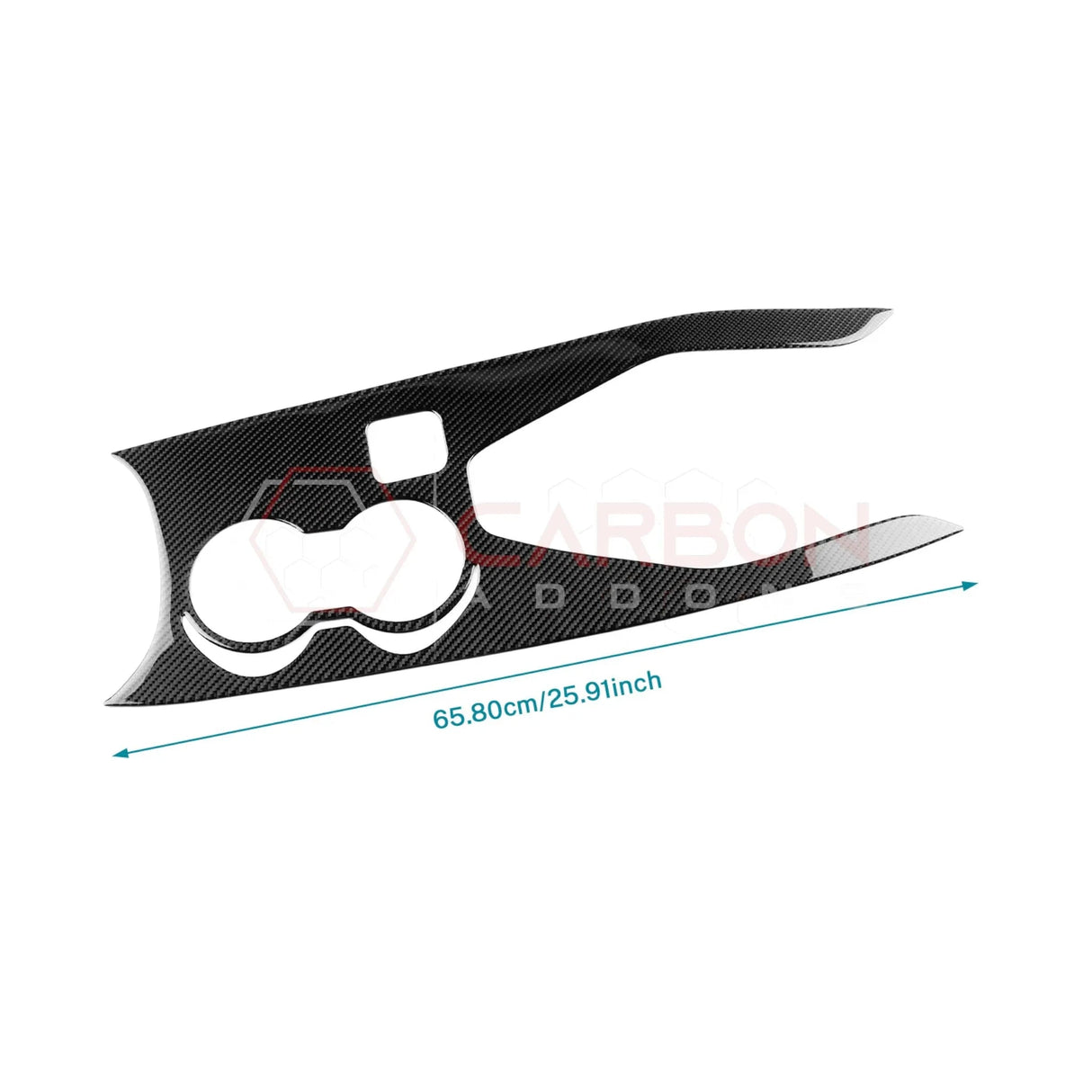 2024+ S650 Mustang Real Carbon Center Console Overlay