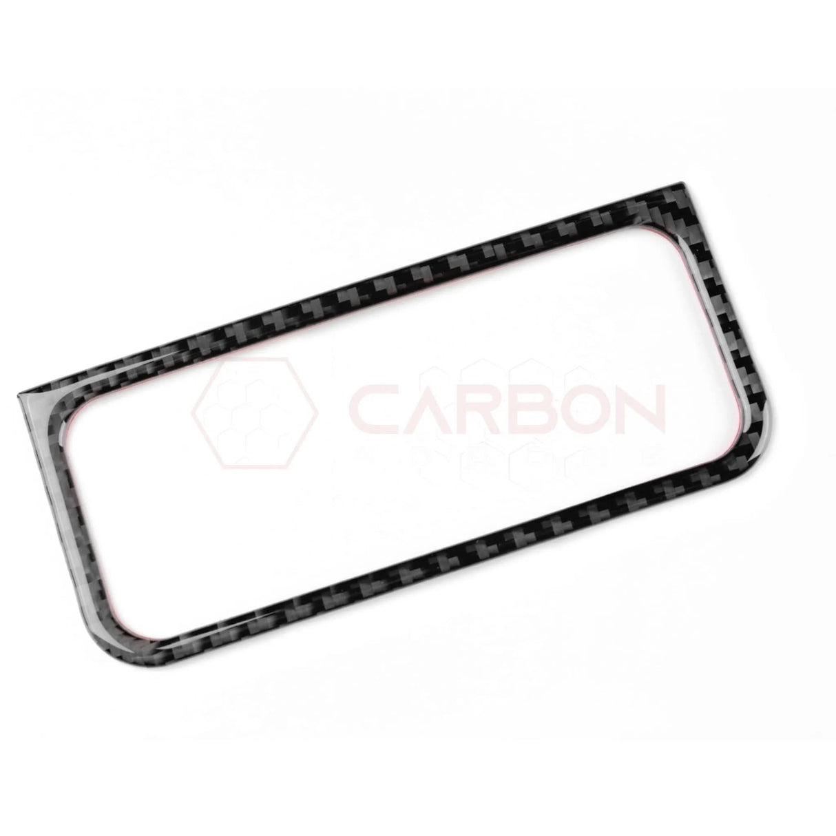 Real Carbon Fiber Headlight Control Outer Trim Overlay for 2024+ Ford Mustang