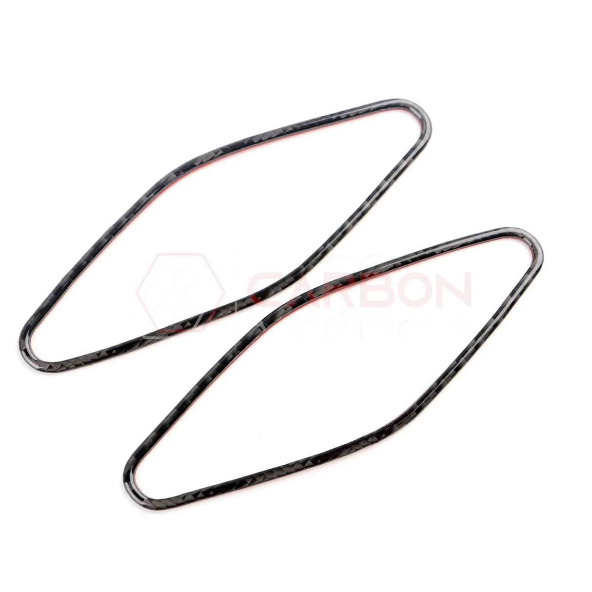 2024+ S650 Mustang Real Carbon Fiber A Pillar Speaker Trim Overlay