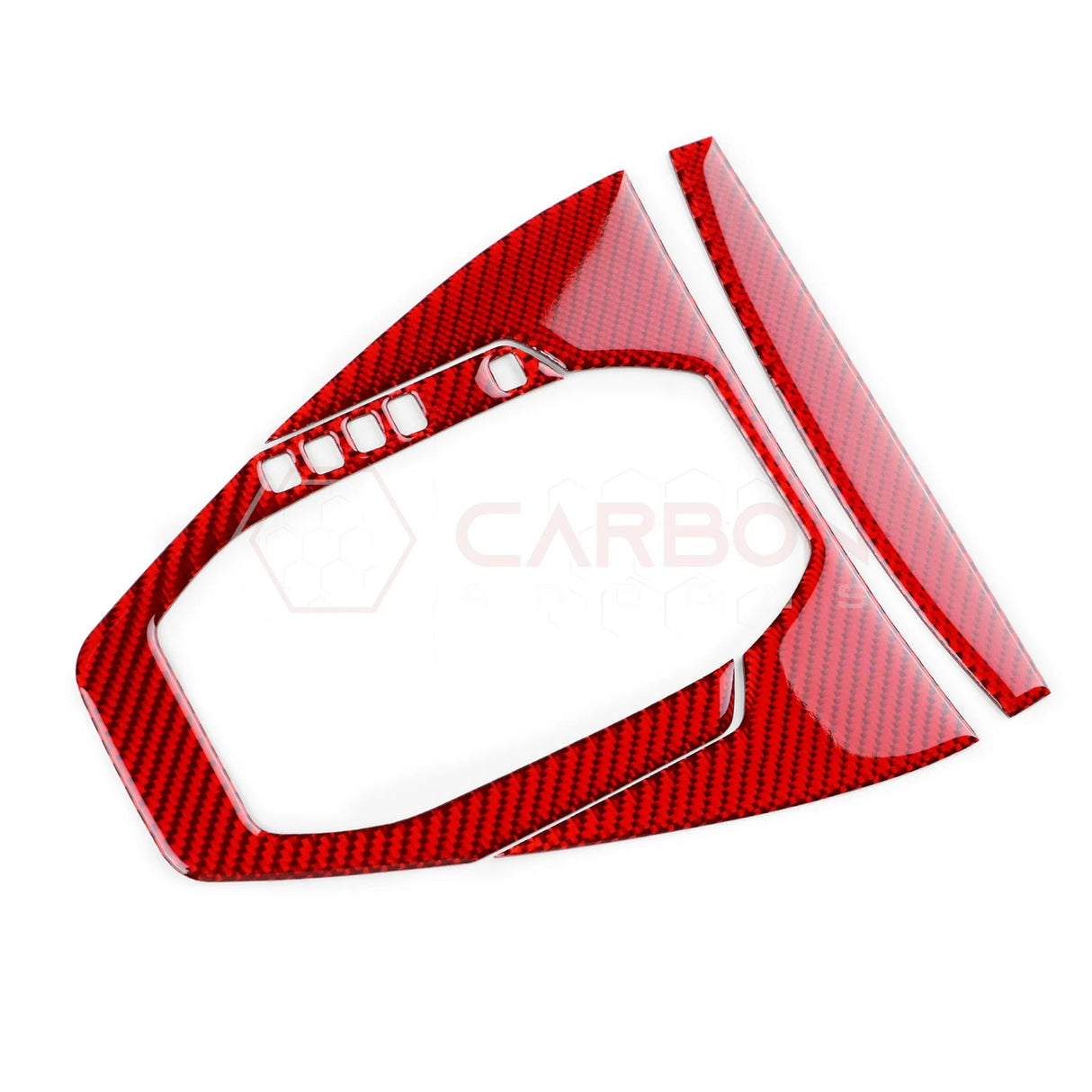 2024+ S650 Mustang Real Carbon Fiber Gear Shifter Trim Overlay