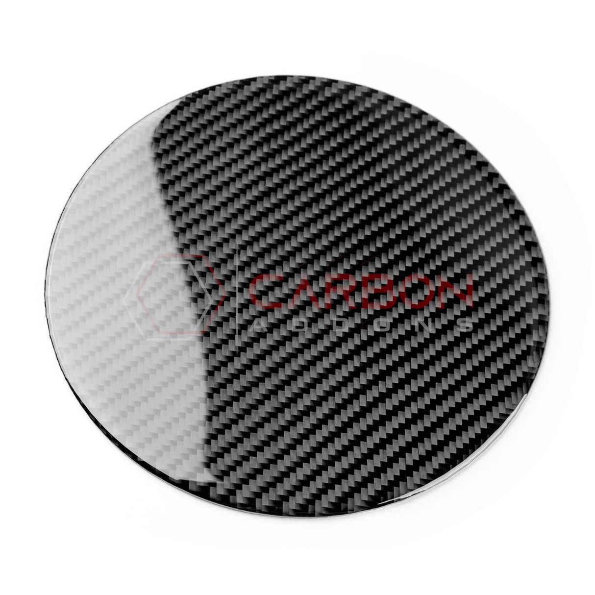 2024+ S650 Mustang Exterior Real Carbon Fiber Gas Cap Overlays