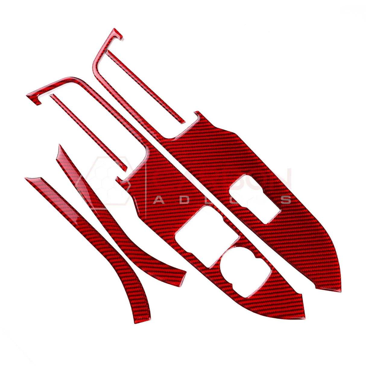 2024+ S650 Mustang Real Carbon Window switch Trim Overlay