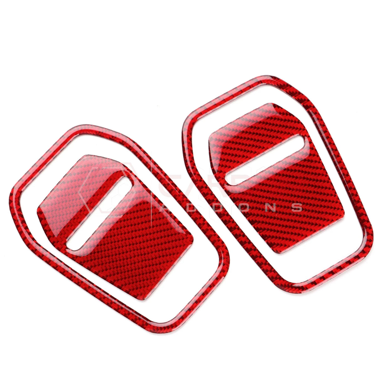 2024+ S650 Mustang Real Carbon Fiber Front Seat Recliner Overlay