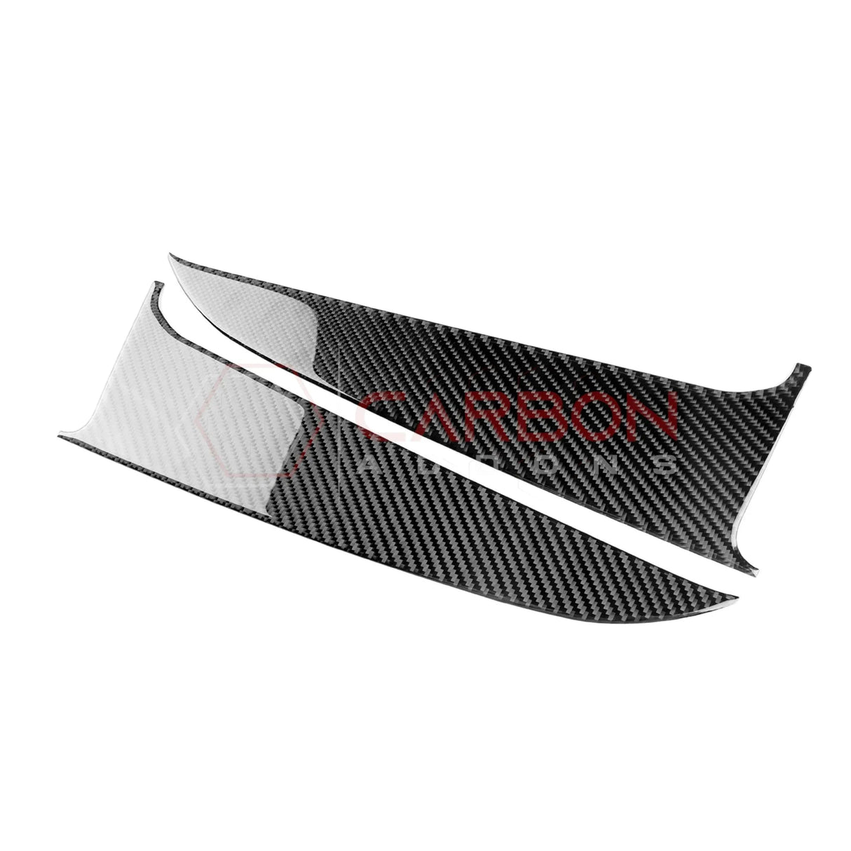 2024+ S650 Mustang Real Carbon Fiber Door Lower Panel Trim Overlay