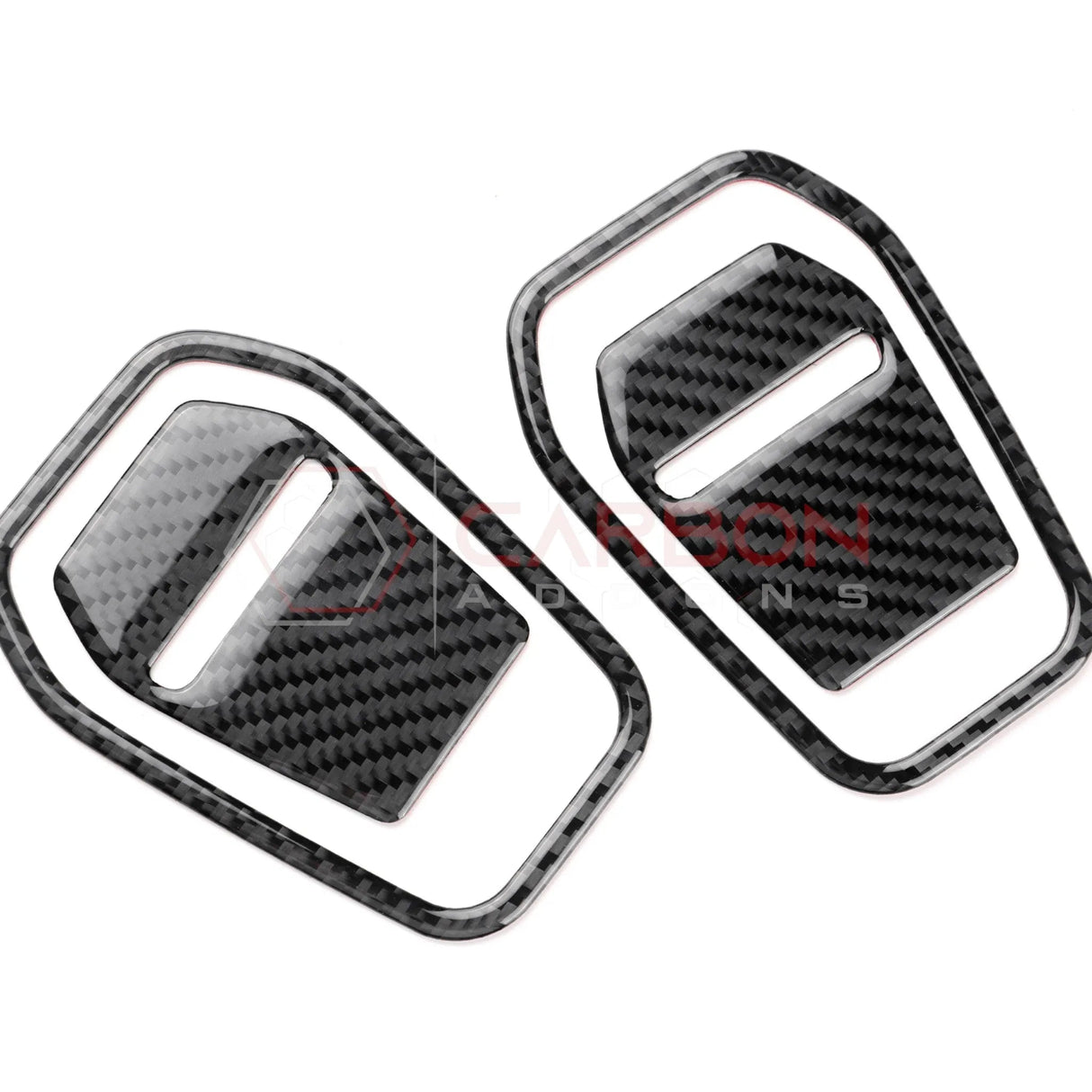 2024+ S650 Mustang Real Carbon Fiber Front Seat Recliner Overlay