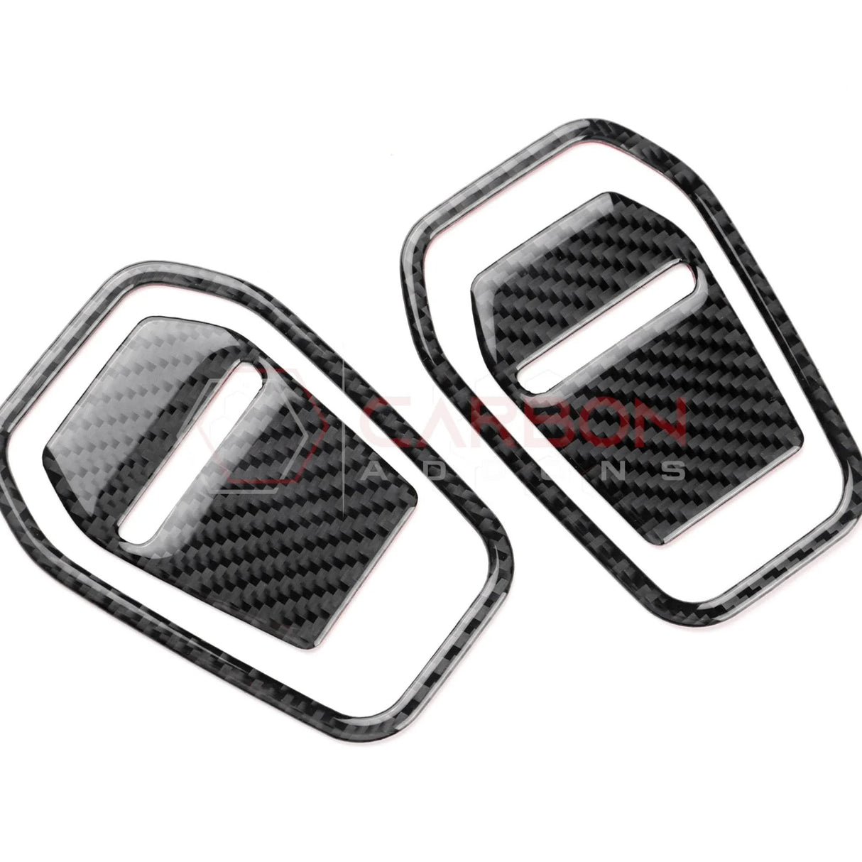 2024+ S650 Mustang Real Carbon Fiber Front Seat Recliner Overlay