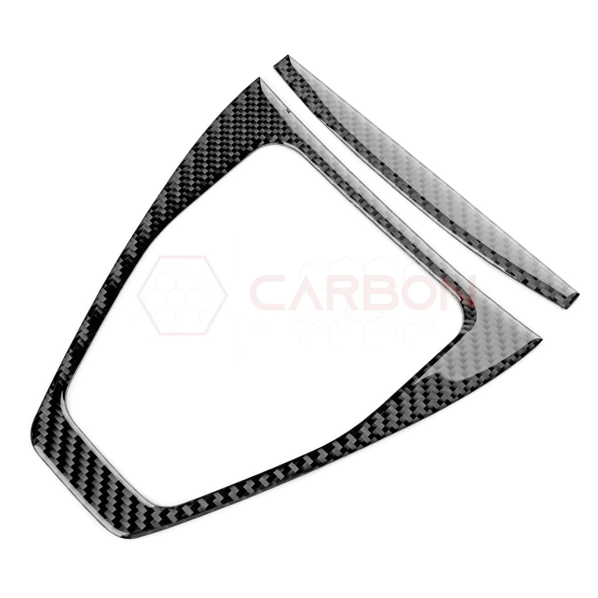 2024+ S650 Mustang Real Carbon Fiber Gear Shifter Trim Overlay