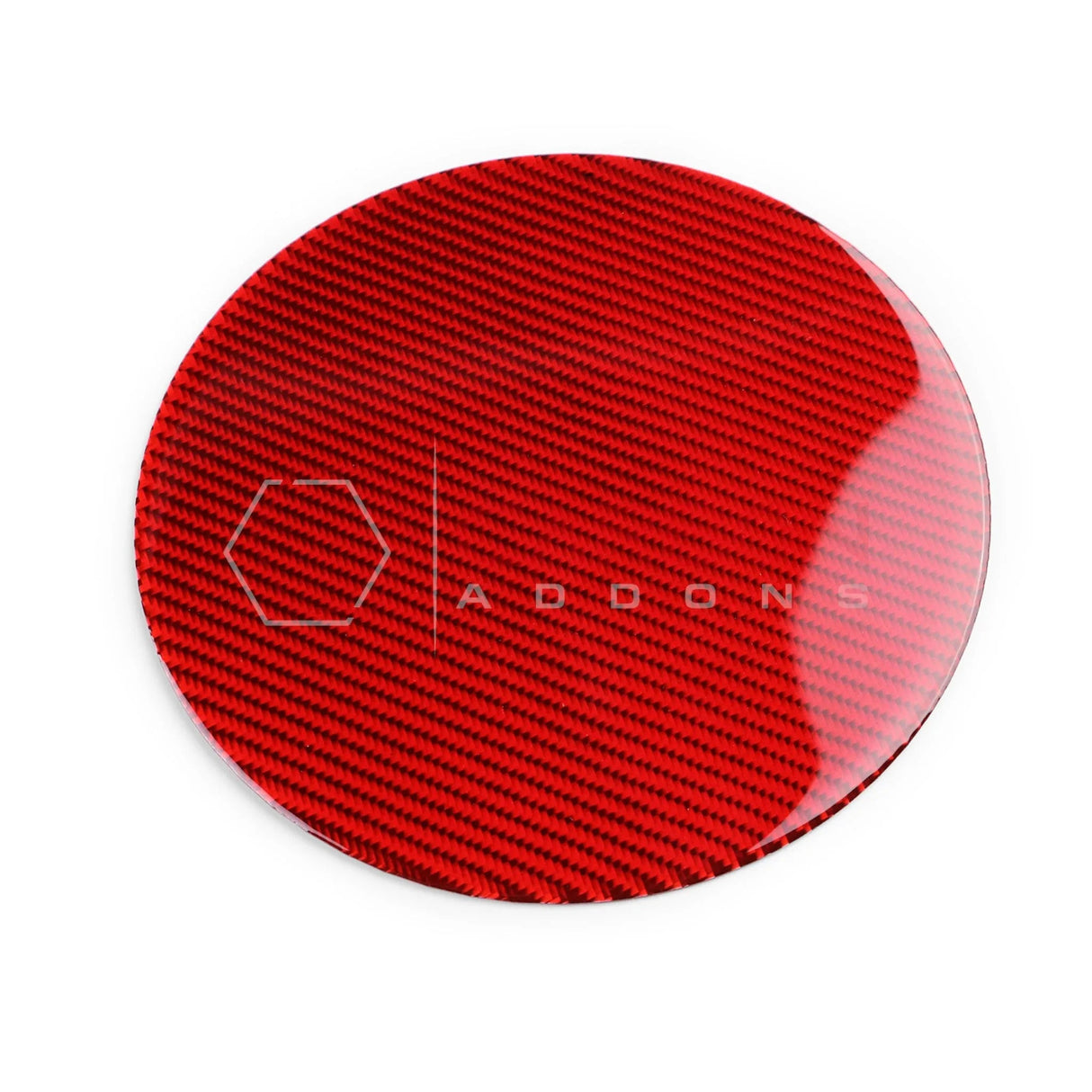 2024+ S650 Mustang Exterior Real Carbon Fiber Gas Cap Overlays