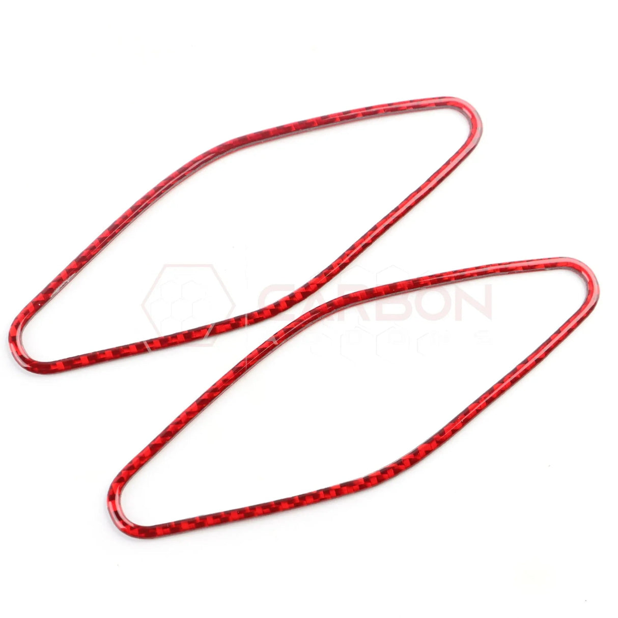 Real Carbon Fiber A-Pillar Speaker Trim Overlays for 2024+ Ford Mustang